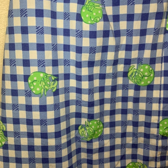 Lilly Pulitzer Green hermit crab Skirt 6 vintage - Picture 5 of 8